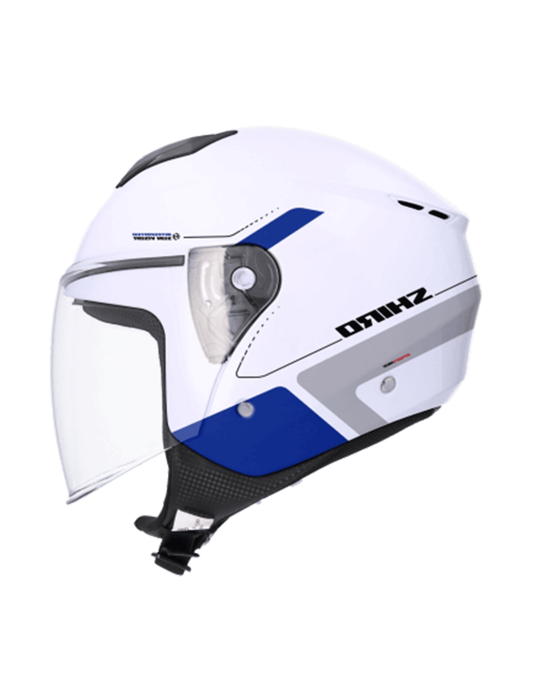 SHIRO CASCO IBIZA SPORTAGE BLANCO PERLA AZUL