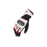 Macna Tempo Luvas perforados Black/white/red