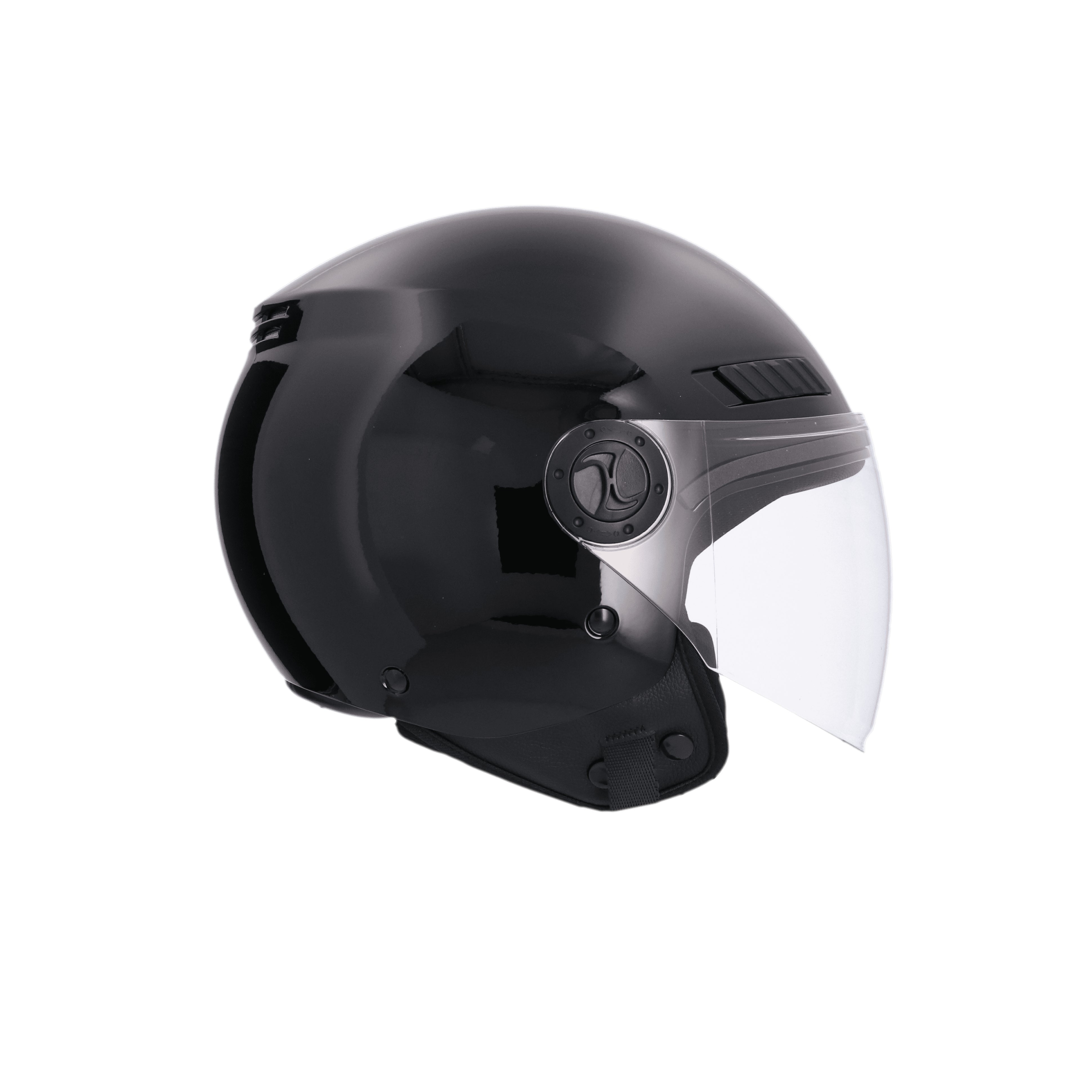 SHIRO SH-62 KIOTO MONOCOLOR Moto Jet Capacete Preto – 6 – Maximomoto PT