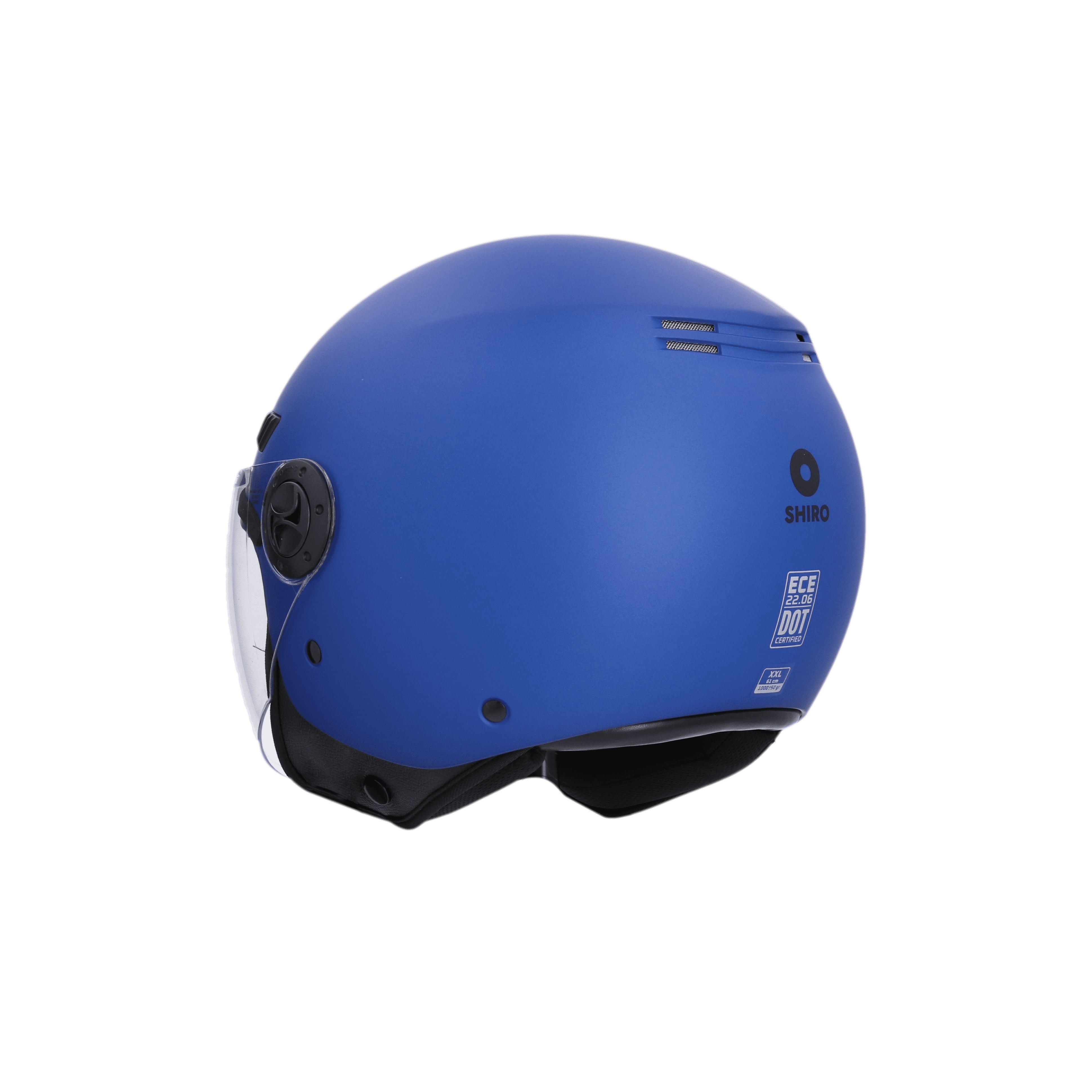 SHIRO CASCO SH-62 KIOTO MONOCOLOR MATTE BLUE – 4 – Maximomoto PT