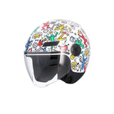 SHIRO CASCO KIOTO DOODLE LIVE MULTICOLOR