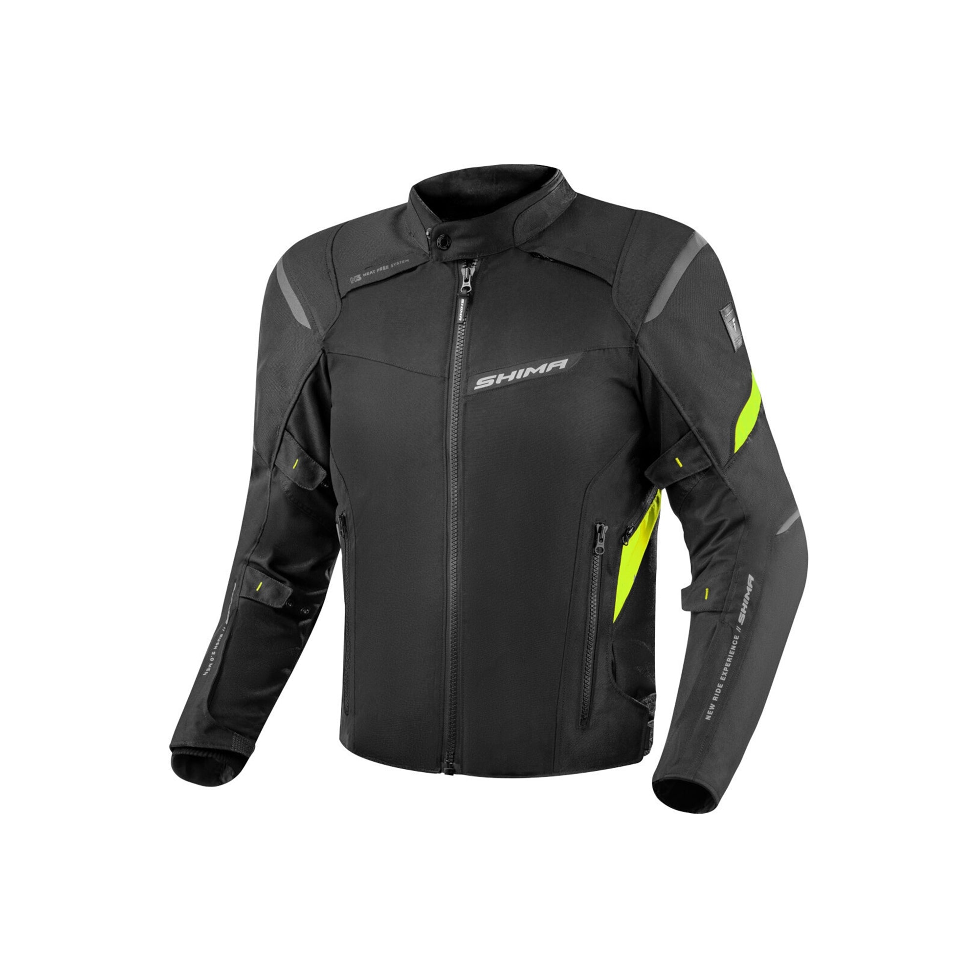 SHIMA RUSH 2.0 Homens Moto Impermeável Casacos Fluorescente
