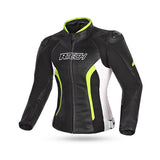 R-TECH TOM RIDER Moto Senhora Casacos Preto Fluorescente Amarelo