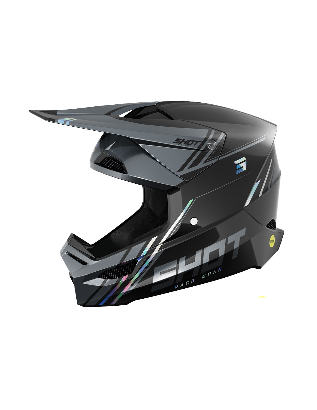 CASCO SHOT RACE CAMO TACTIC_BLACK_GREY_MATT XS  – 1 – Maximomoto PT