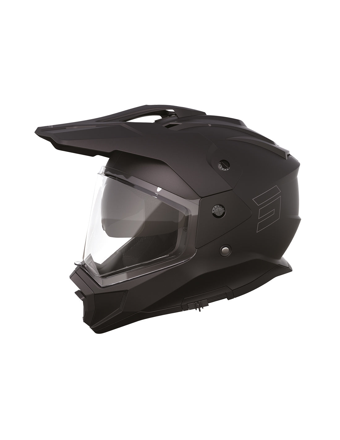 CASCO SHOT TREK SOLID BLACK_MATT XS