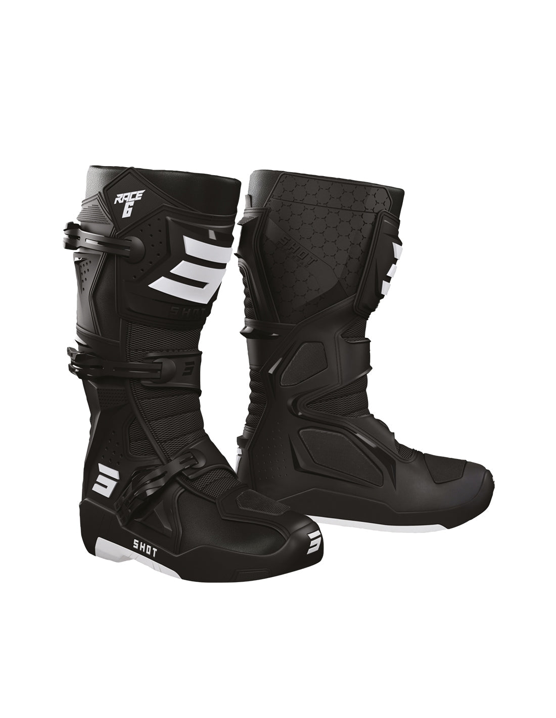 SHOT RACE 6 BLACK MOTOCROSS BOOTS – 1 – Maximomoto PT