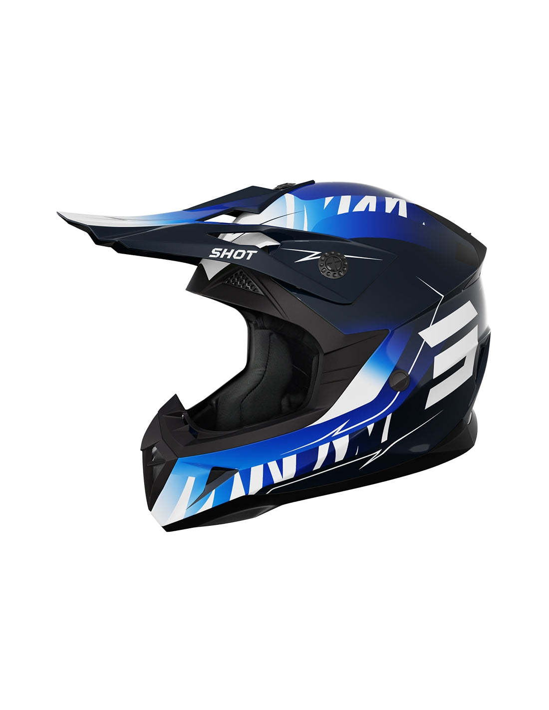 CASCO SHOT PULSE X-TREM BLUE_GLOSSY XS