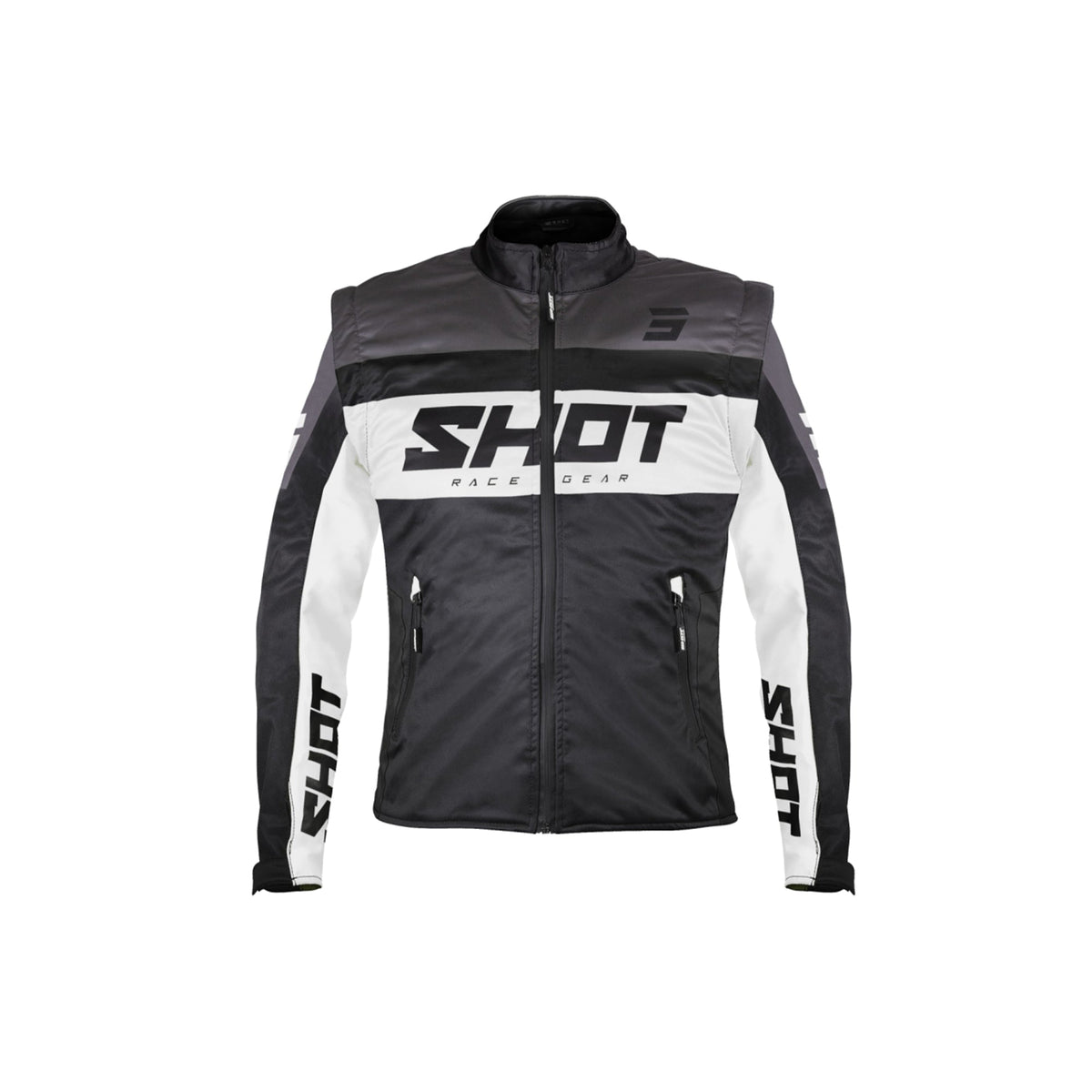 SOFTSHELL SHOT LITE BLACK_WHITE S