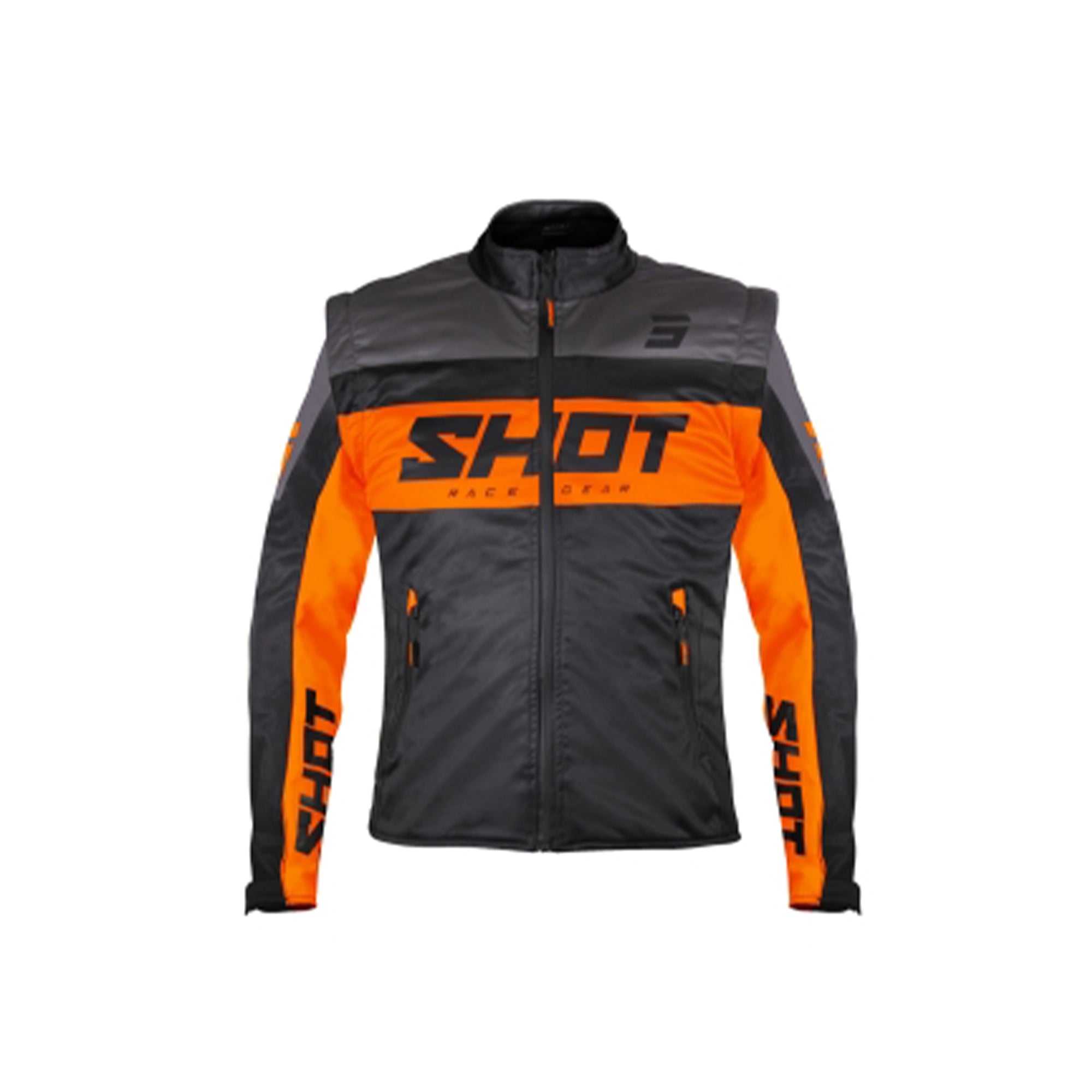 SOFTSHELL SHOT LITE BLACK_ORANGE S – 1 – Maximomoto PT