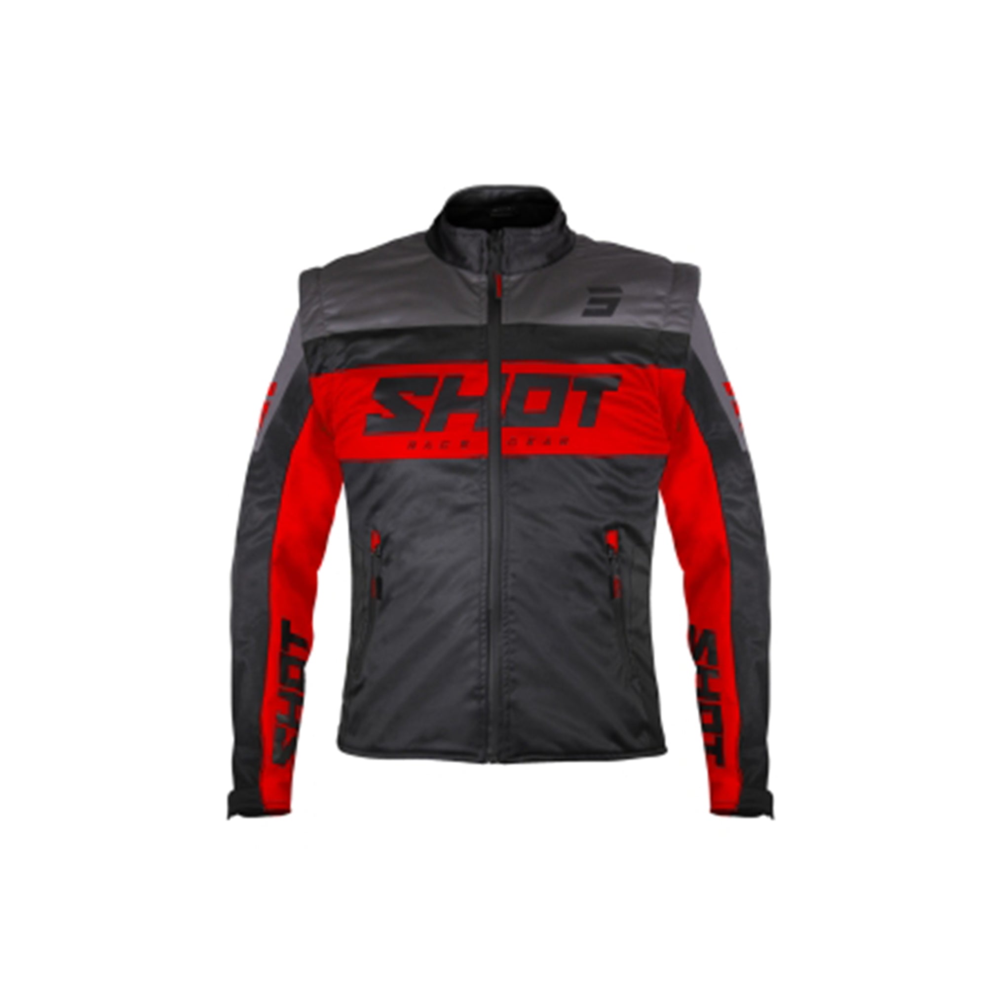 SOFTSHELL SHOT LITE BLACK_RED S – 1 – Maximomoto PT