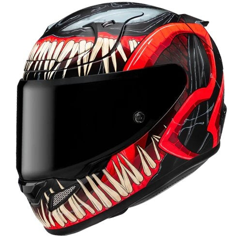 HJC RPHA12 VENOM 3 MARVEL MC1SF DESPORTIVO MOTO CORRIDA CAPACETE