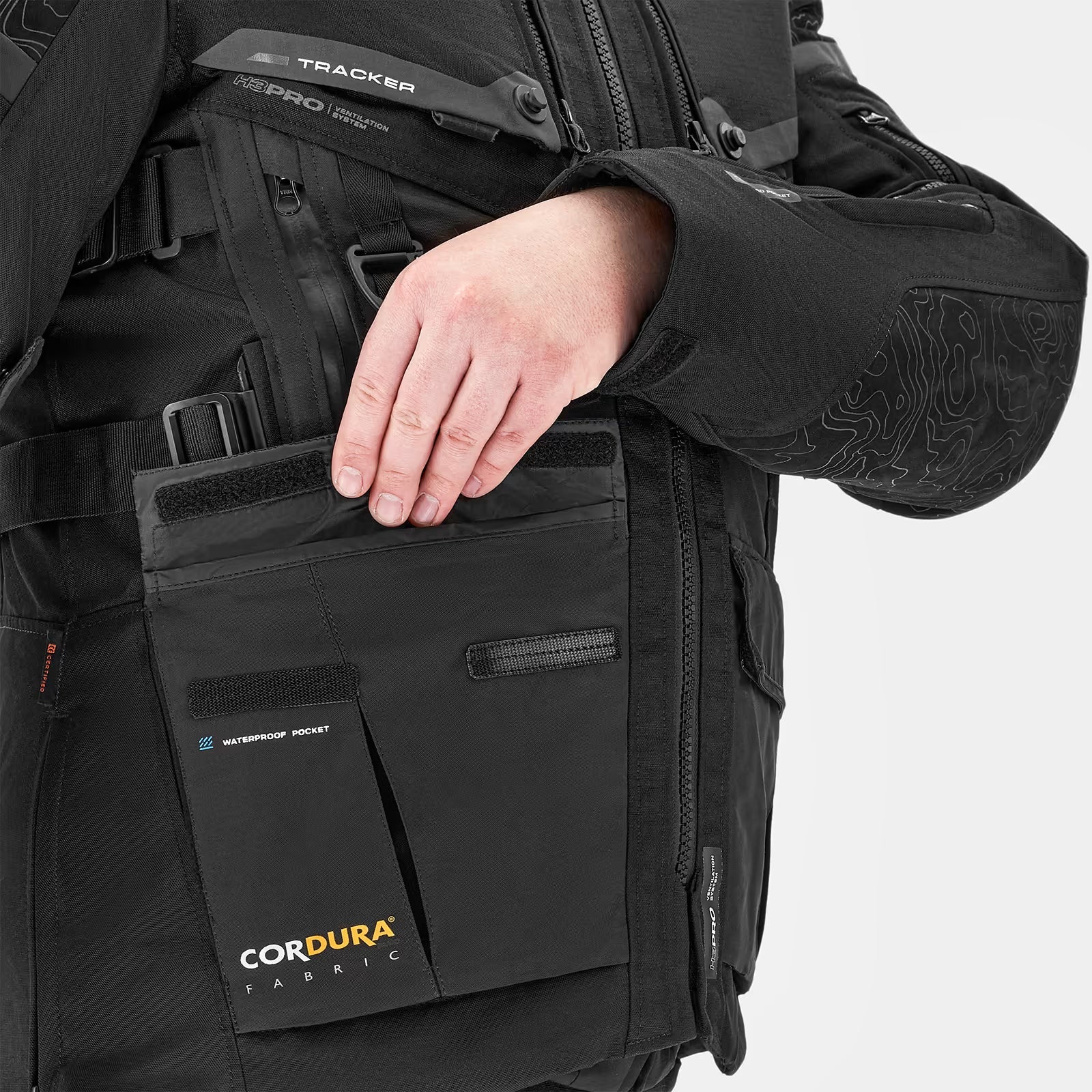 SHIMA TRACKER HOMBRE DE MOTO DE TURISMO CHAQUETA NEGRO – 5 – Maximomoto PT