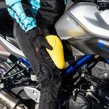 BELA ganga Street Senhora Motocicleta Calças preta