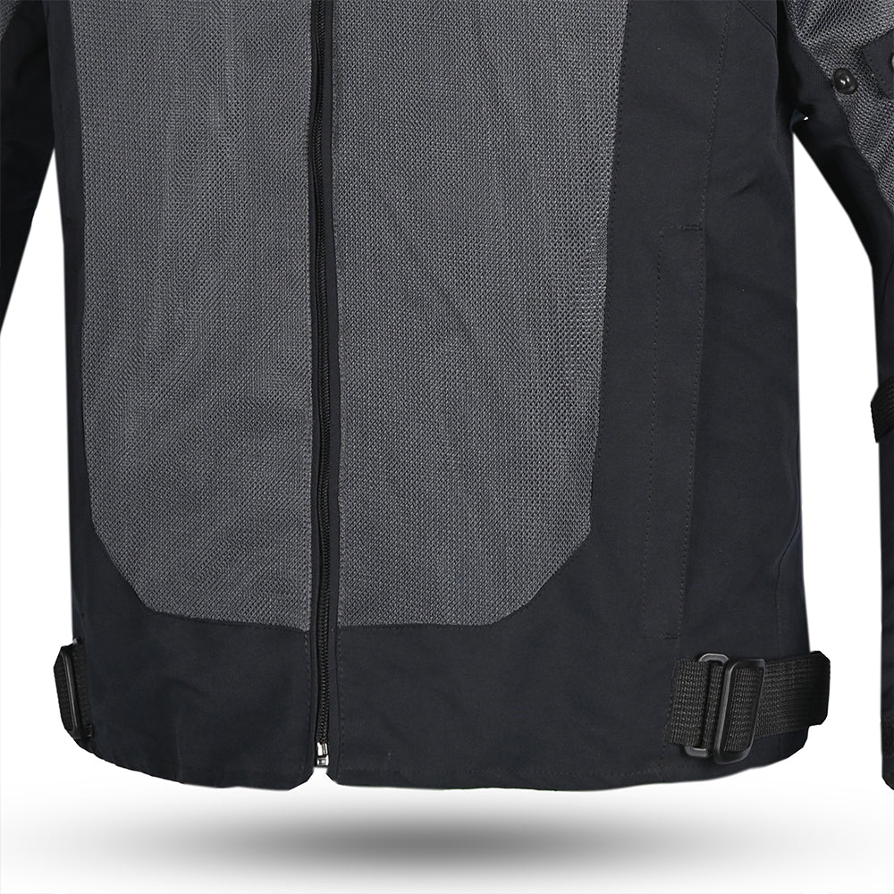 R-TECH SPIRAL MESH Casacos De Moto Textil Cinza Preto Vermelho – 7 – Maximomoto PT