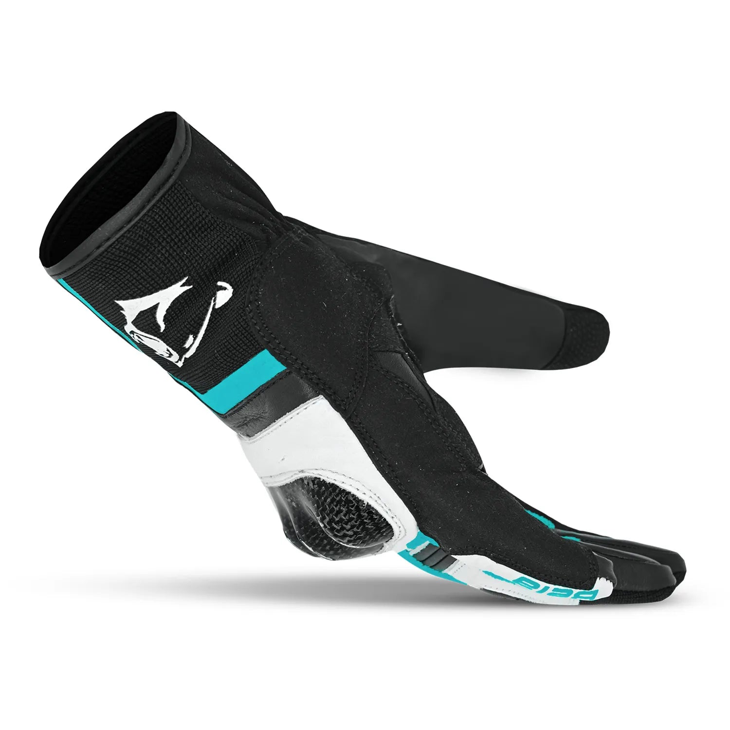 BELA AIR FLOW Women's Motorcycle Leather Gloves Turquoise Black – 2 – Maximomoto PT