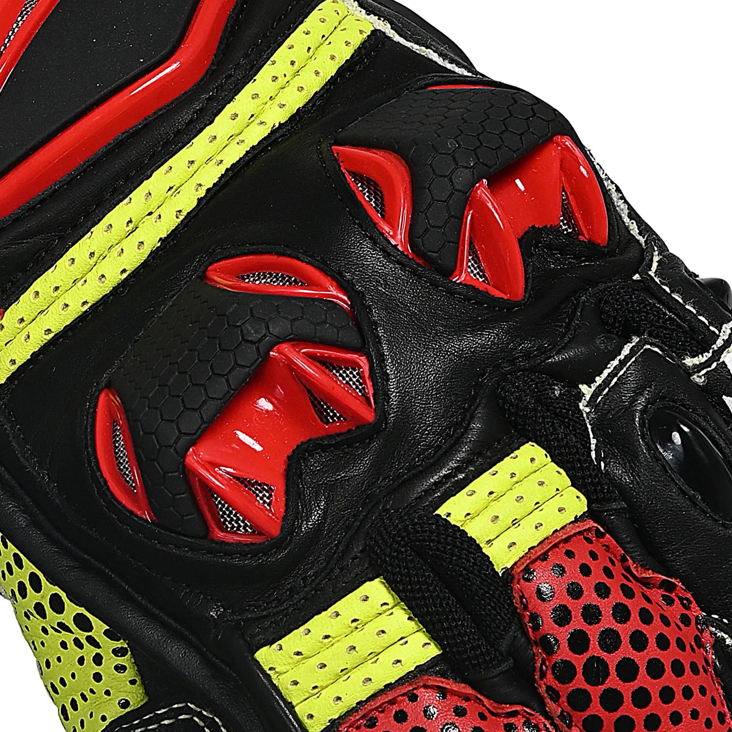 BELA EXTREME Luvas De Moto Homem Preto Vermelho Amarillo – 5 – Maximomoto PT