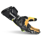 BELA EXTREME HOMEM LUVAS DE MOTO PRETO BLANCO AMARILLO FLOU
