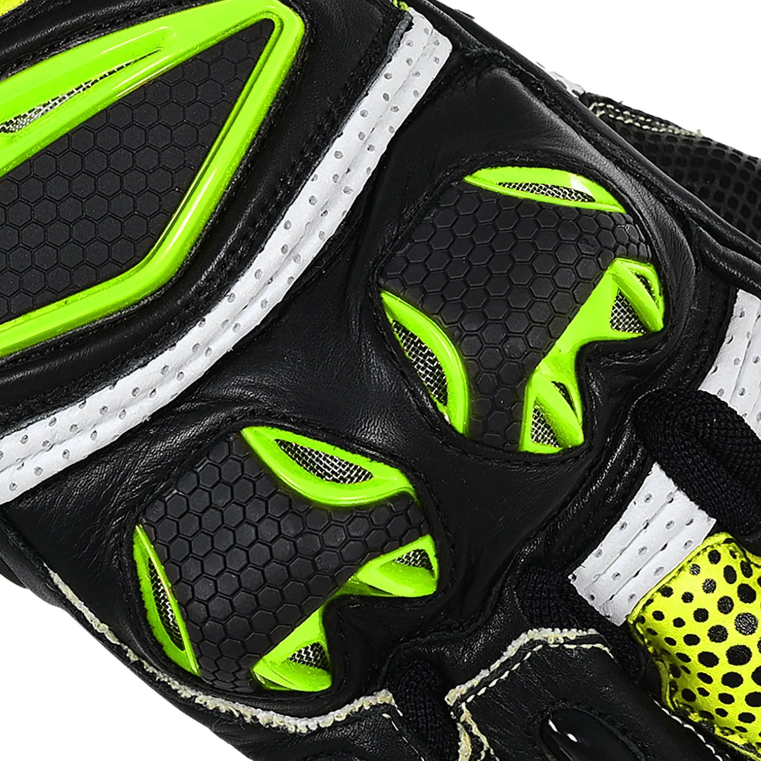 BELA EXTREME HOMEM LUVAS DE MOTO PRETO BLANCO AMARILLO FLOU – 6 – Maximomoto PT