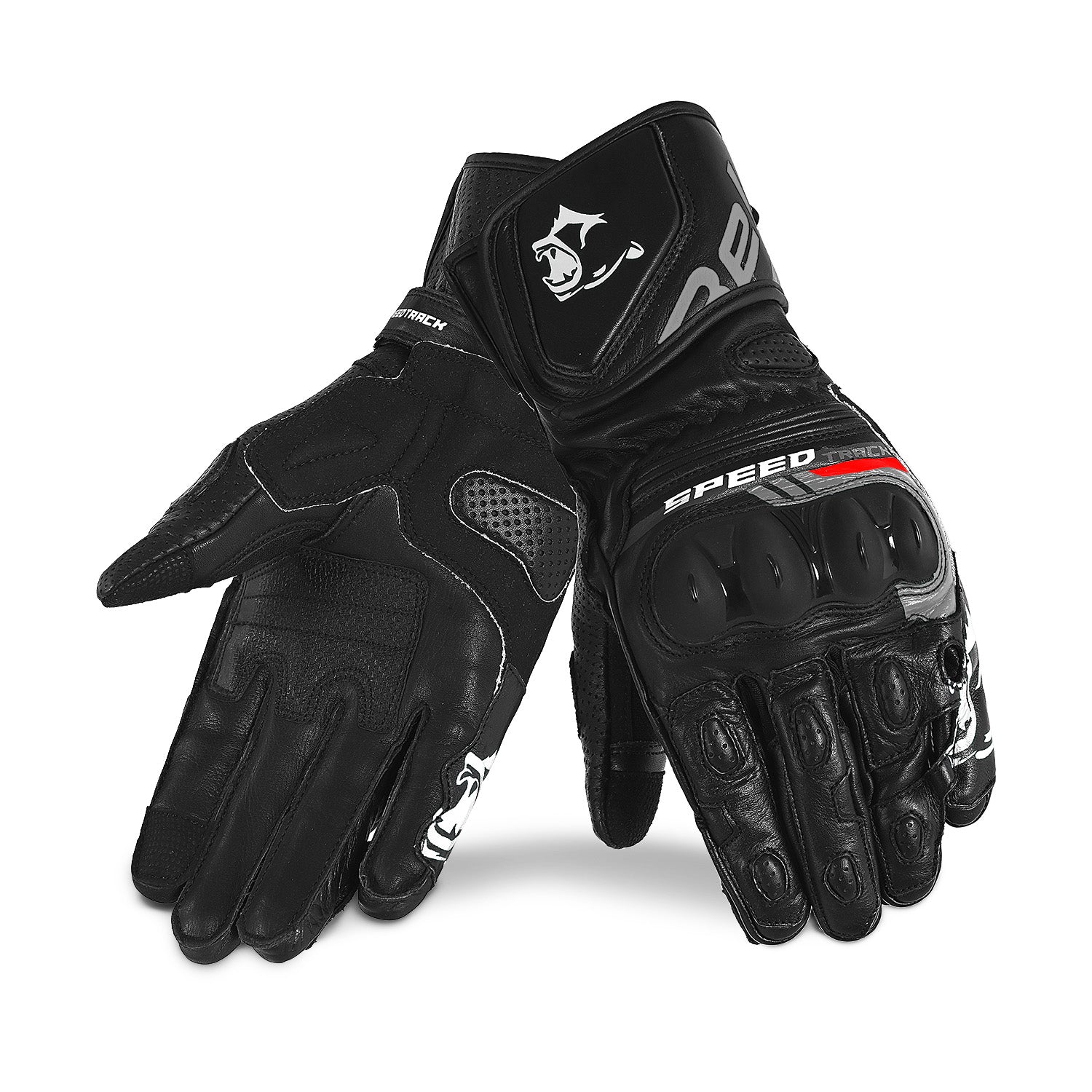 BELA LEMOX Motorcycle Leather Gloves Black Anthra – 1 – Maximomoto PT