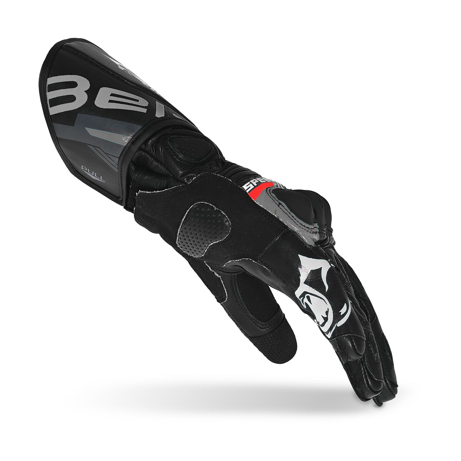 BELA LEMOX Motorcycle Leather Gloves Black Anthra – 4 – Maximomoto PT