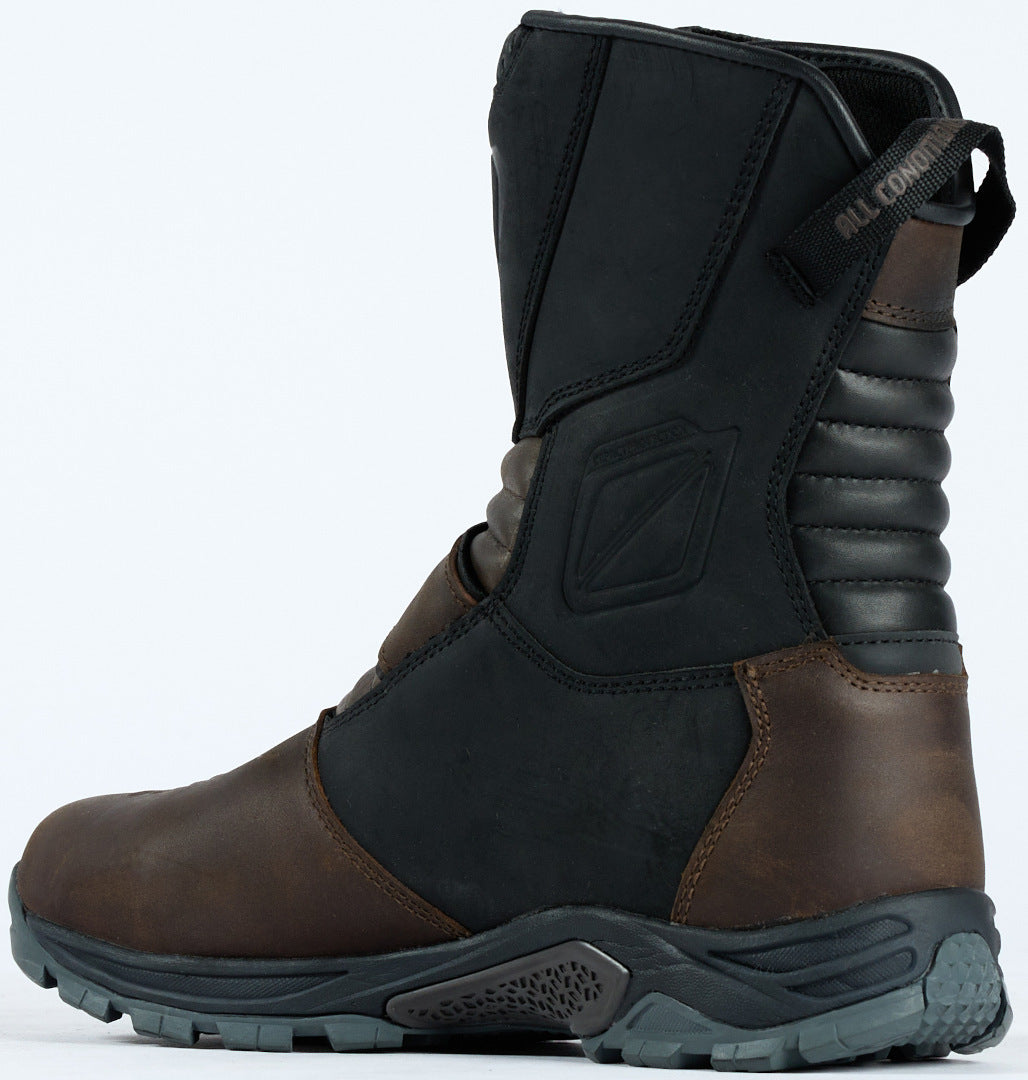 IXON KLAY WP MEN'S LIGHTWEIGHT ADVENTURE BOOTS BLACK BROWN – 4 – Maximomoto PT