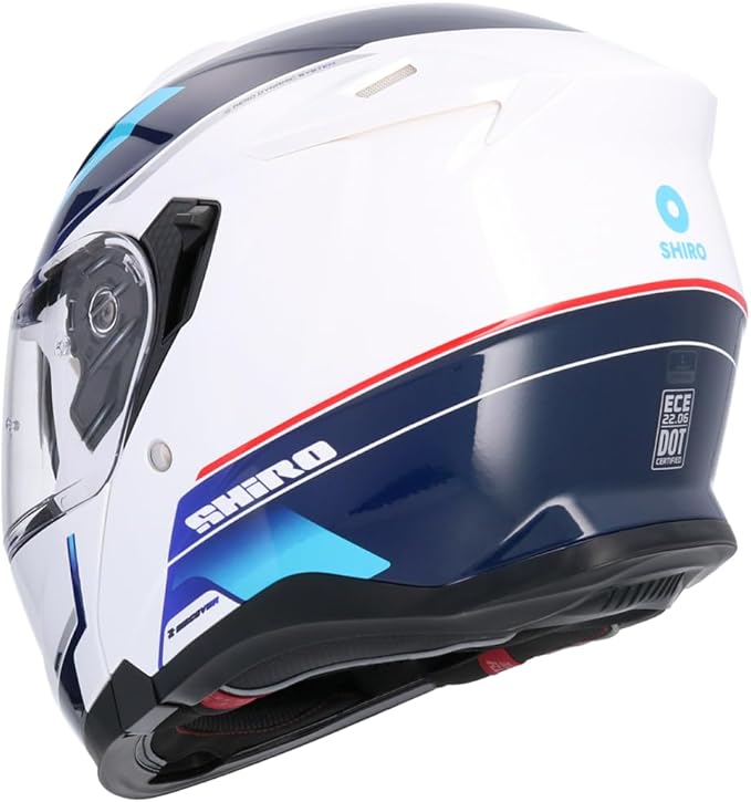 SHIRO DISCOVER ROYAL Moto Modular Capacete Azul – 4 – Maximomoto PT