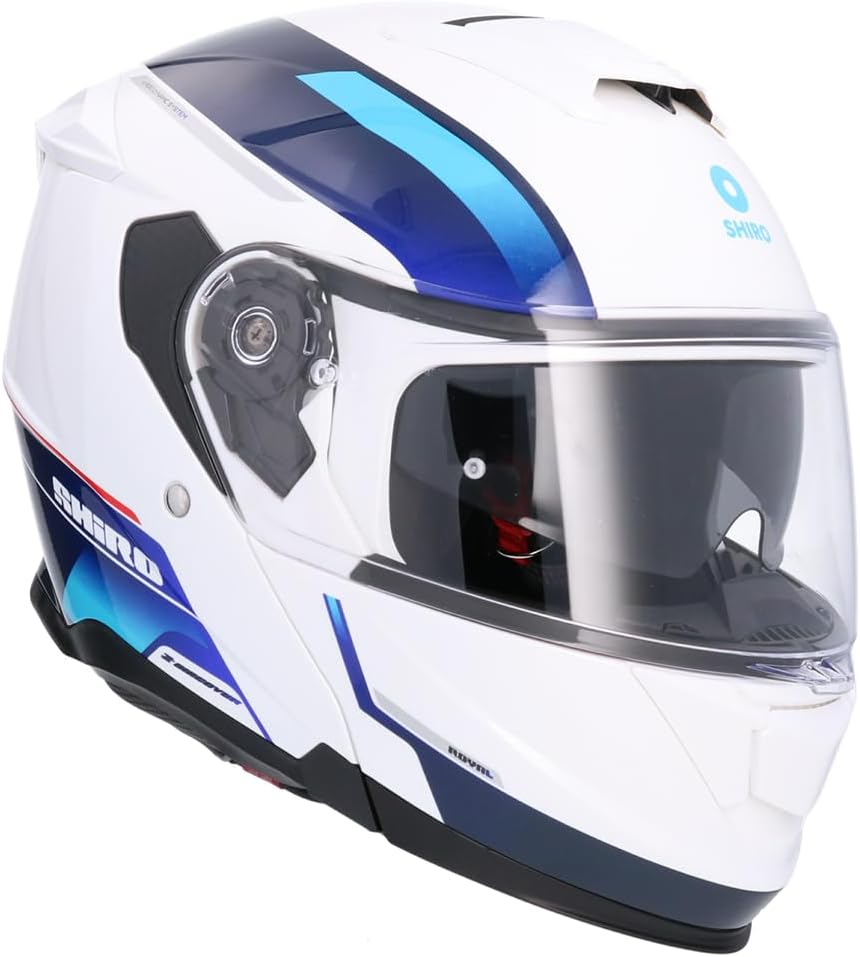 SHIRO DISCOVER ROYAL Moto Modular Capacete Azul – 6 – Maximomoto PT