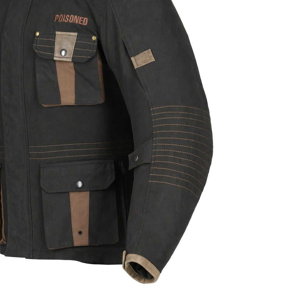 POISONED KUBLER Moto Textil Casacos Preto Marrom – 3 – Maximomoto PT