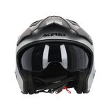 ACERBIS ARIA METALLIC URBANO MOTO CAPACETES JATO PRATA METÁLICA