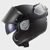 LS2 FF906 ADVANT MOTO CAPACETE MODULAR BRANCO SÓLIDO ECE 22.06