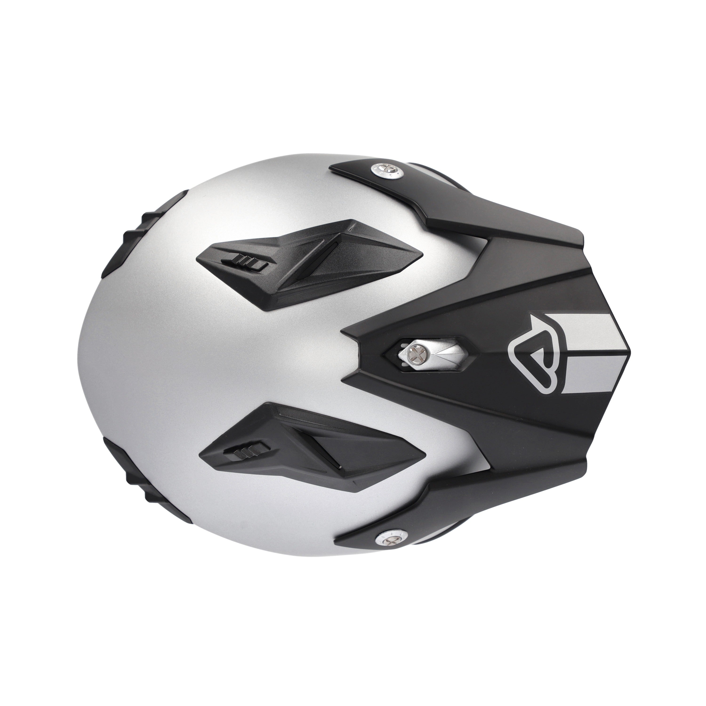 ACERBIS ARIA METALLIC URBANO MOTO CAPACETES JATO PRATA METÁLICA