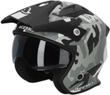 ACERBIS ARIA 2206 URBANO MOTO CAPACETES JATO CAMUFLAGEM CASTANHO