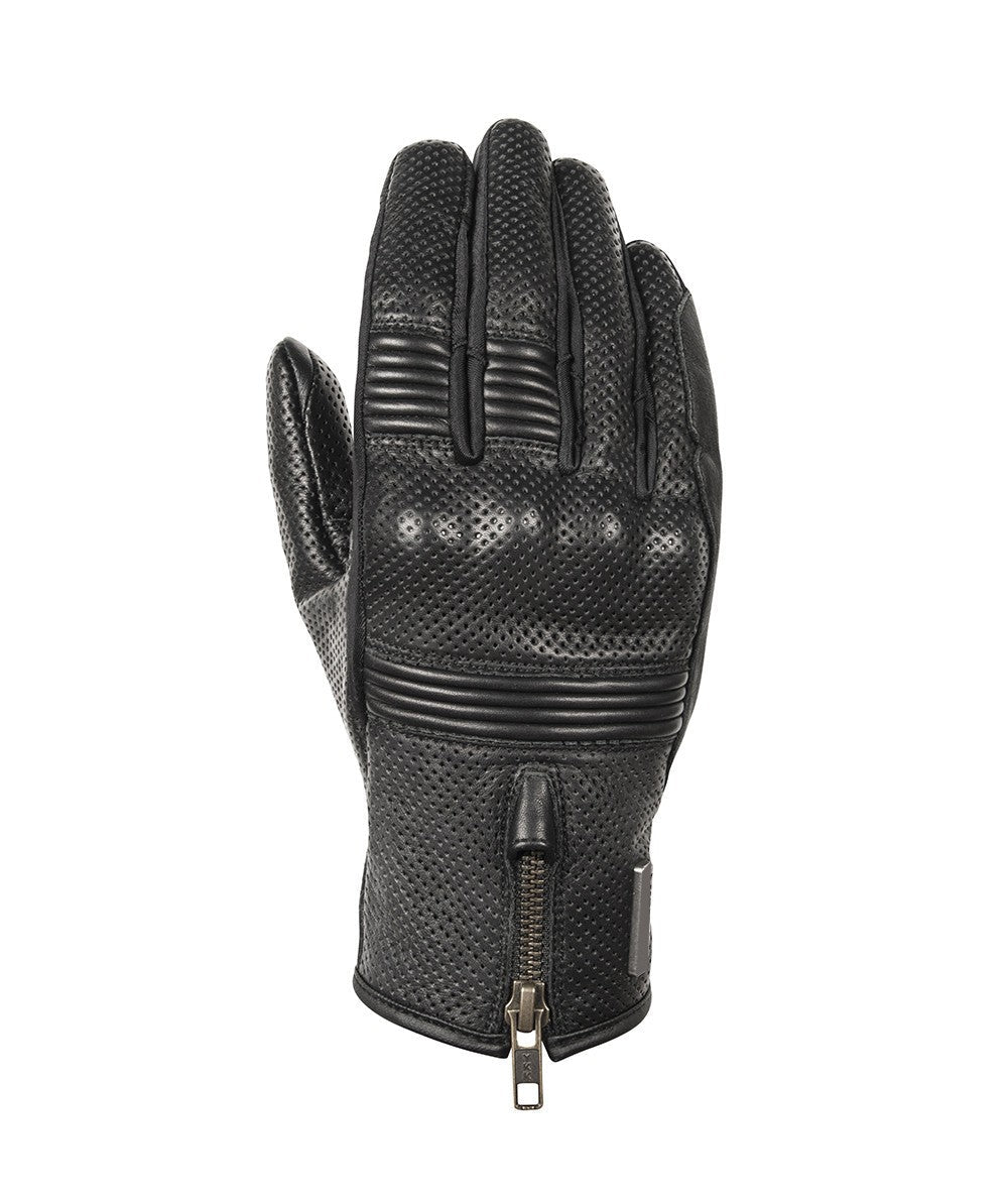 BELA IMPACT Moto Couro Luvas Preto