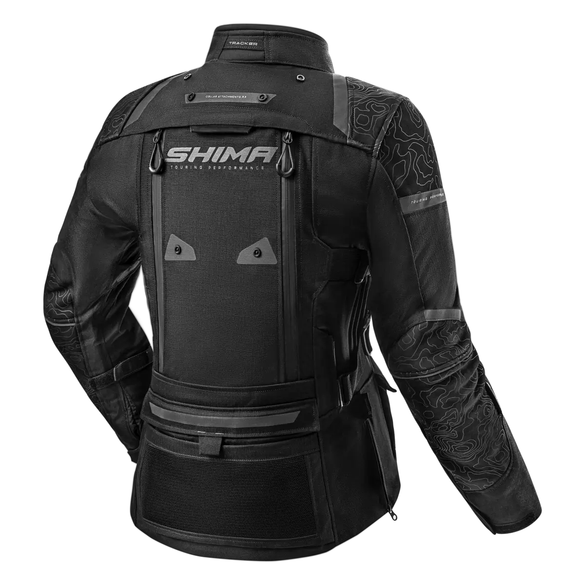 SHIMA TRACKER SENHORA DE MOTO CASACOS PRETO – 2 – Maximomoto PT