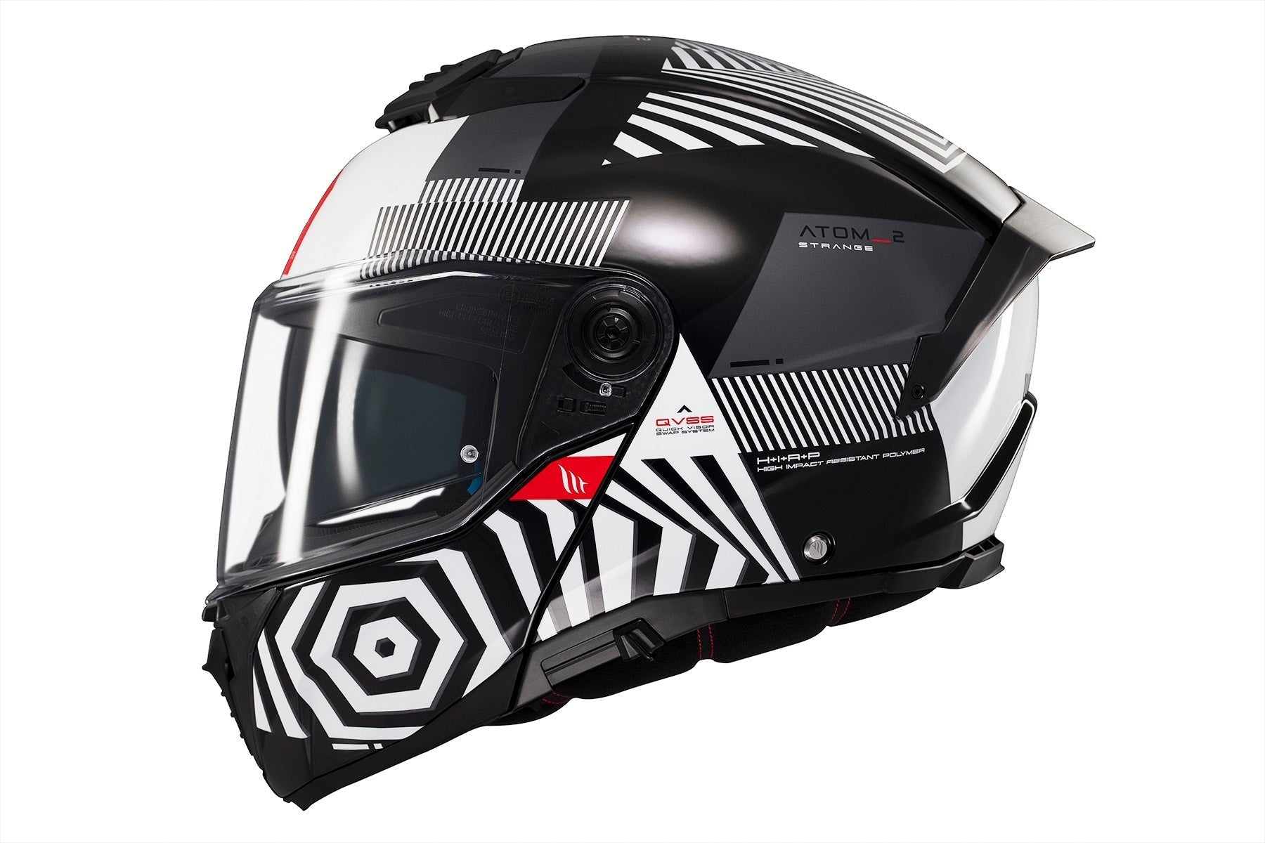 MT Atom 2 Strange B2 con parte delantera abatible   brillante Casco de motocicleta – 1 – Maximomoto PT