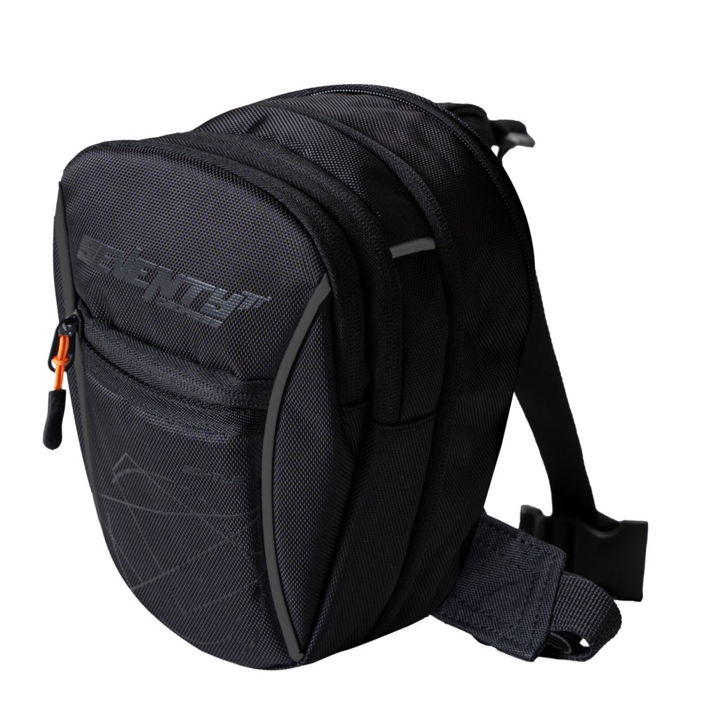 SEVENTY SD-TL2 Mochila deportiva para pierna de motociclista negra
