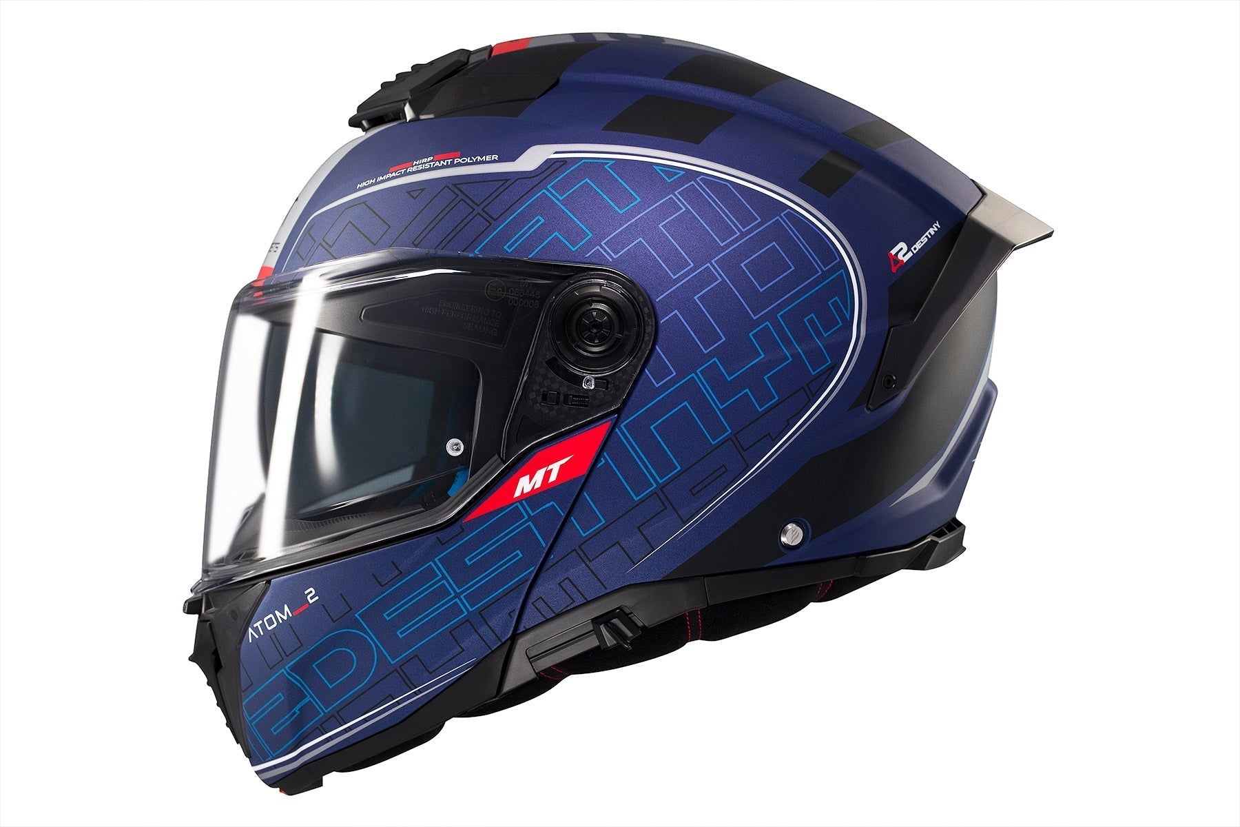 MT Atom 2 Sv Destiny C7 mate Casco de moto abatible para turismo – 1 – Maximomoto PT