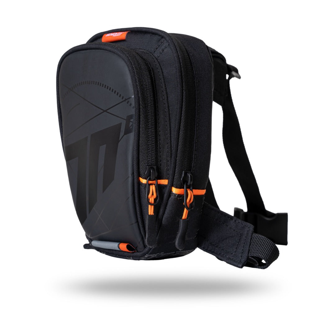 SEVENTY SD-TL1 negro Mochila para pierna para motociclista de aventura