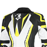 BELA ROCKET MIX 1 PC Senhora Fatos De Moto Preto Branco Amarillo Fluor