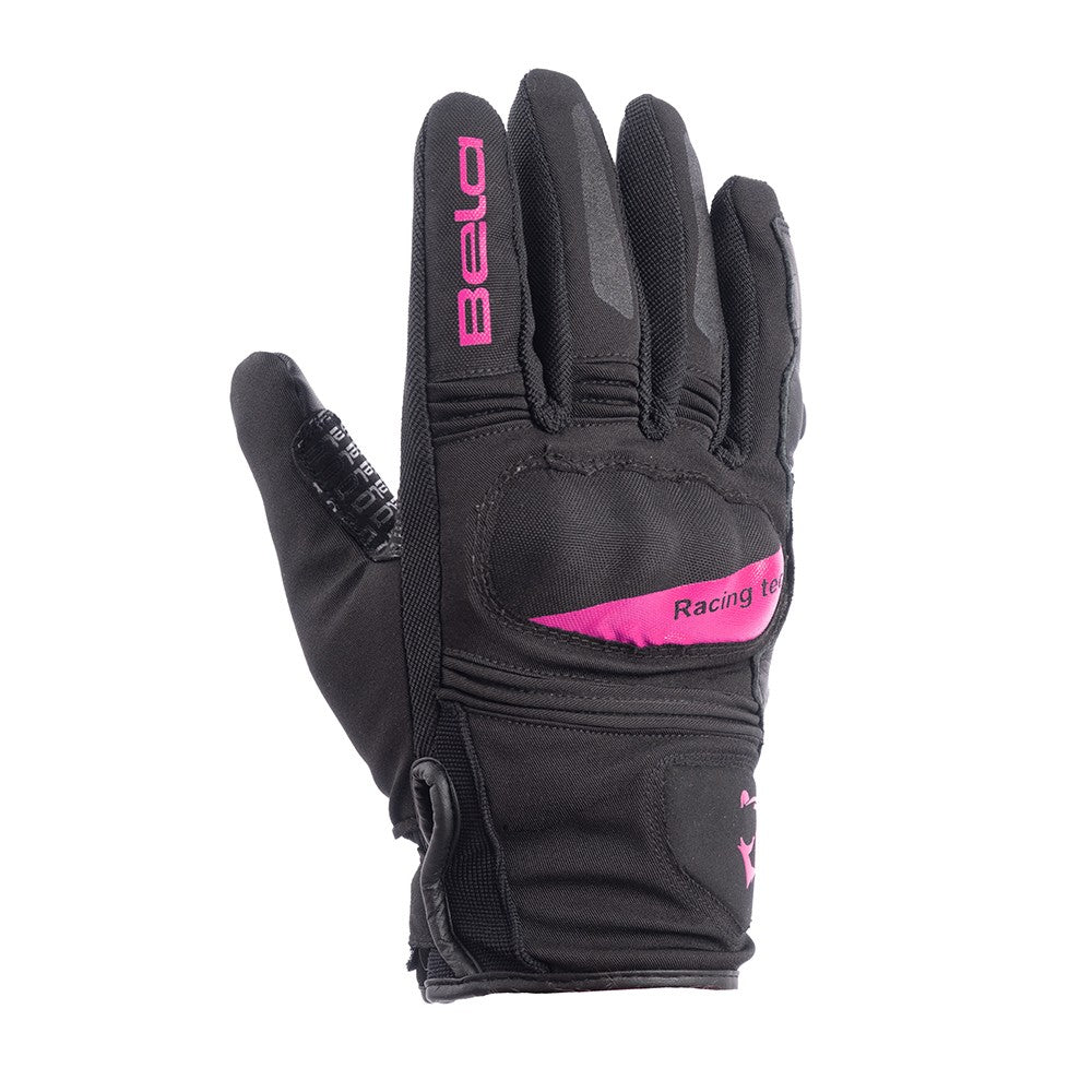 BELA Boom Winter WP Motorcycle Lady Textile Gloves Black Pink – 4 – Maximomoto PT