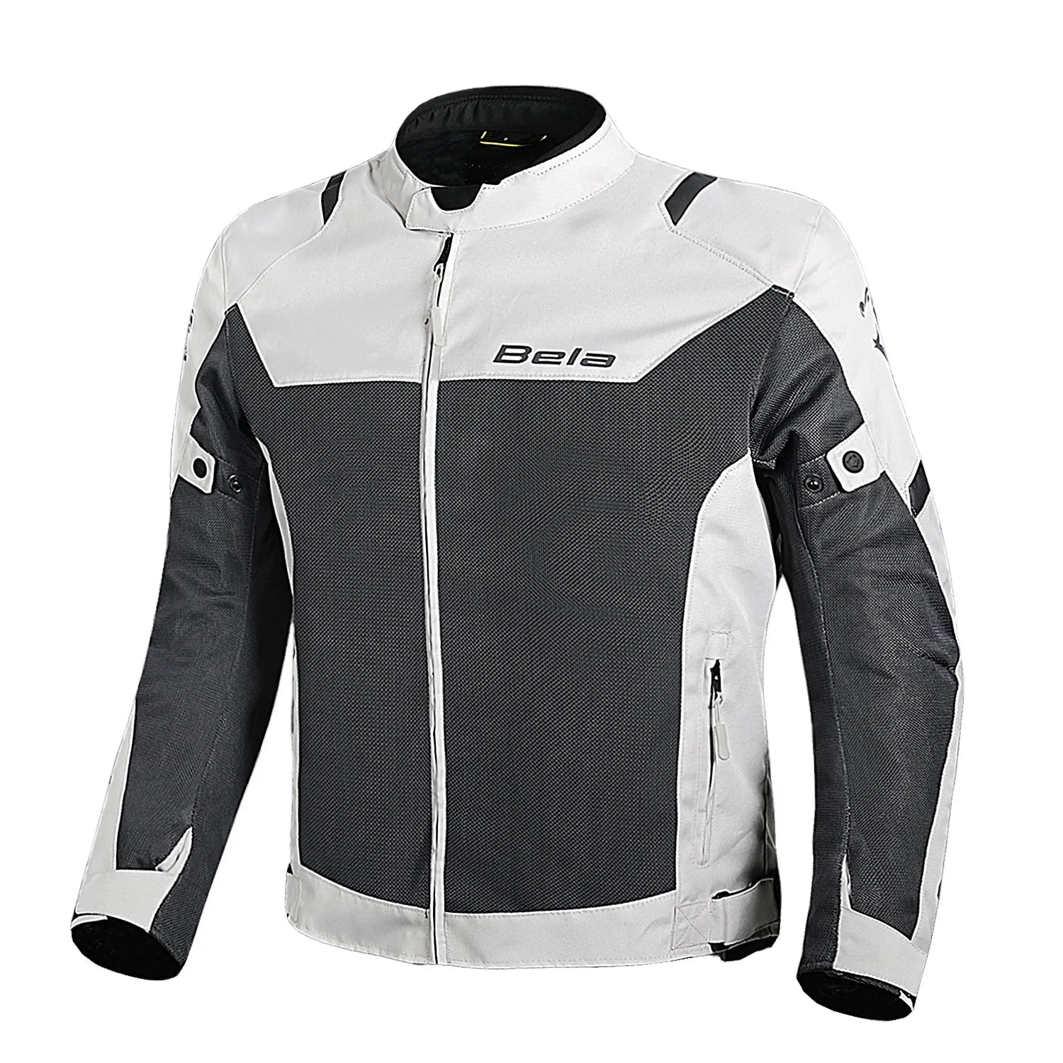 BELA MESH PRO Moto Jacket for Men, Ice Gray – 1 – Maximomoto PT