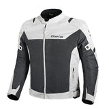 BELA MESH PRO Moto Jacket for Men, Ice Gray