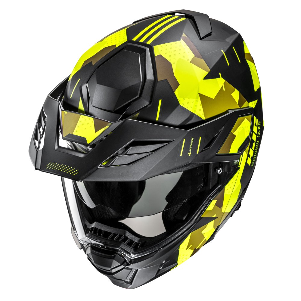 Casco modular HJC I80 Roki MC3HSF amarillo – 4 – Maximomoto PT