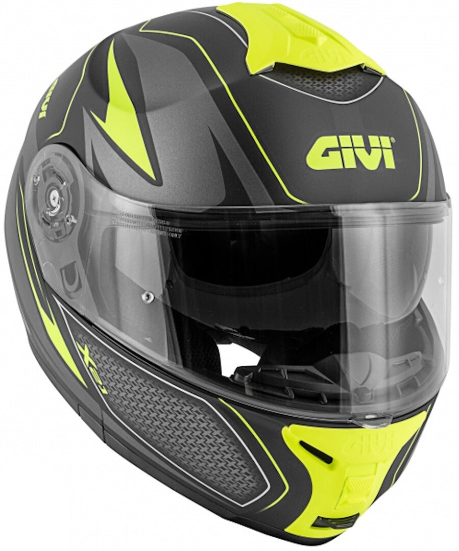 GIVI MOD X.21 CHALLENGER GLOBE Moto Modular Capacete Preto Amarelo – 2 – Maximomoto PT