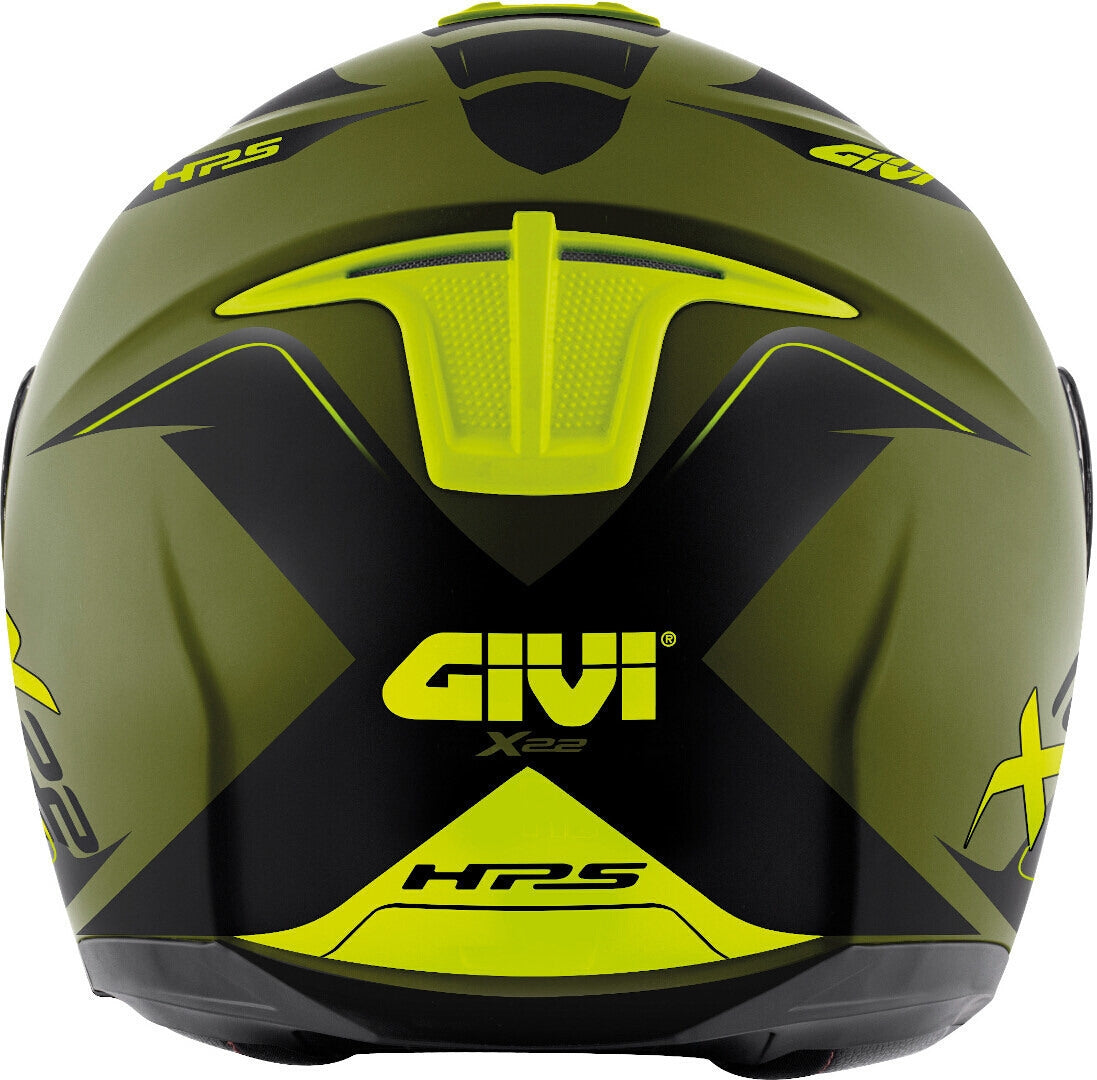 GIVI X.22 PLANETD HYPER Moto Jet Capacete Preto Verde Amarelo – 3 – Maximomoto PT