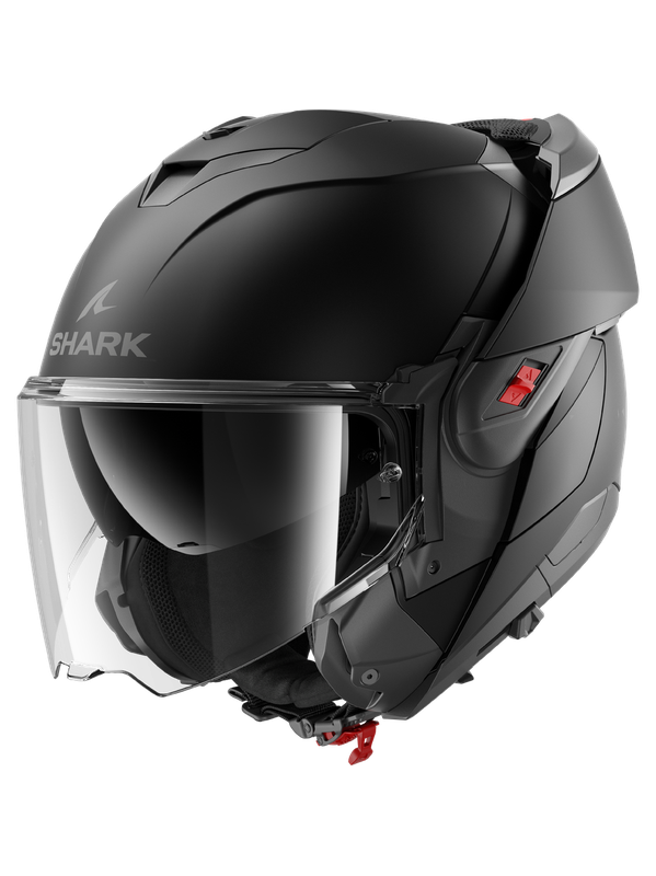 SHARK OXO BLANK DEPORTIVO MODULAR CASCO MATTE BLACK MATTE – 2 – Maximomoto PT