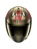 Shark SKWAL i3 JET Venum Casco Negro Rojo Dorado