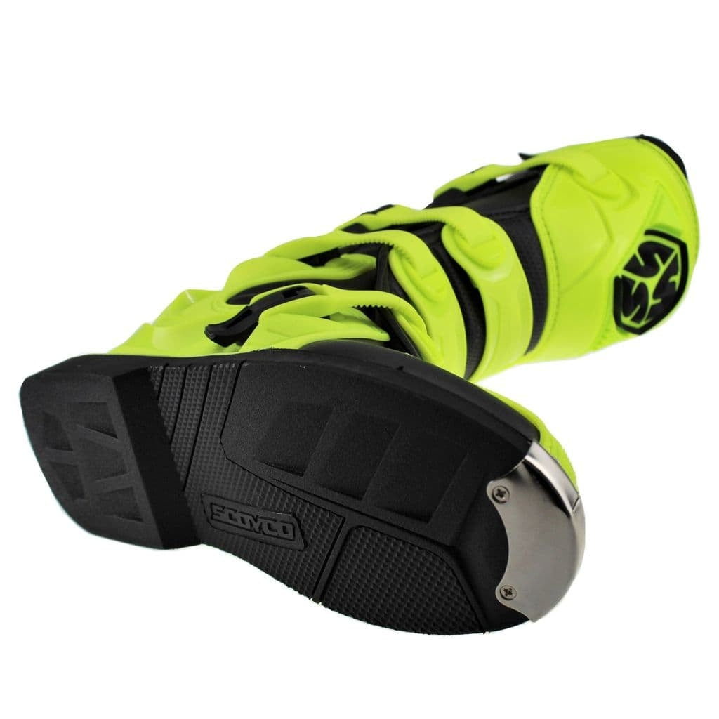 SCOYCO Motocross Sport Enduro Boot Black/Yellow – 6 – Maximomoto PT