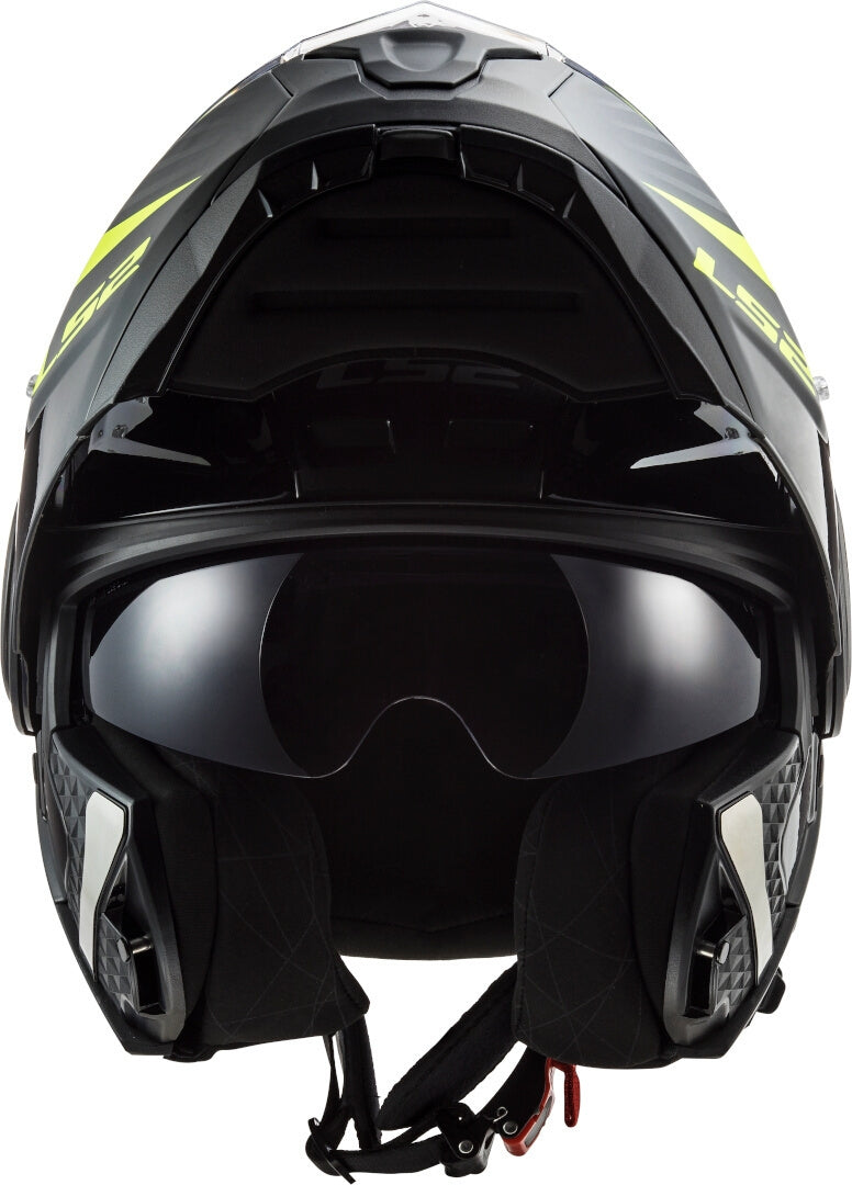 LS2 FF902 SCOPE SKID CAPACETE INTEGRAL DE MOTO PRETO H-V AMARILLO – 4 – Maximomoto PT