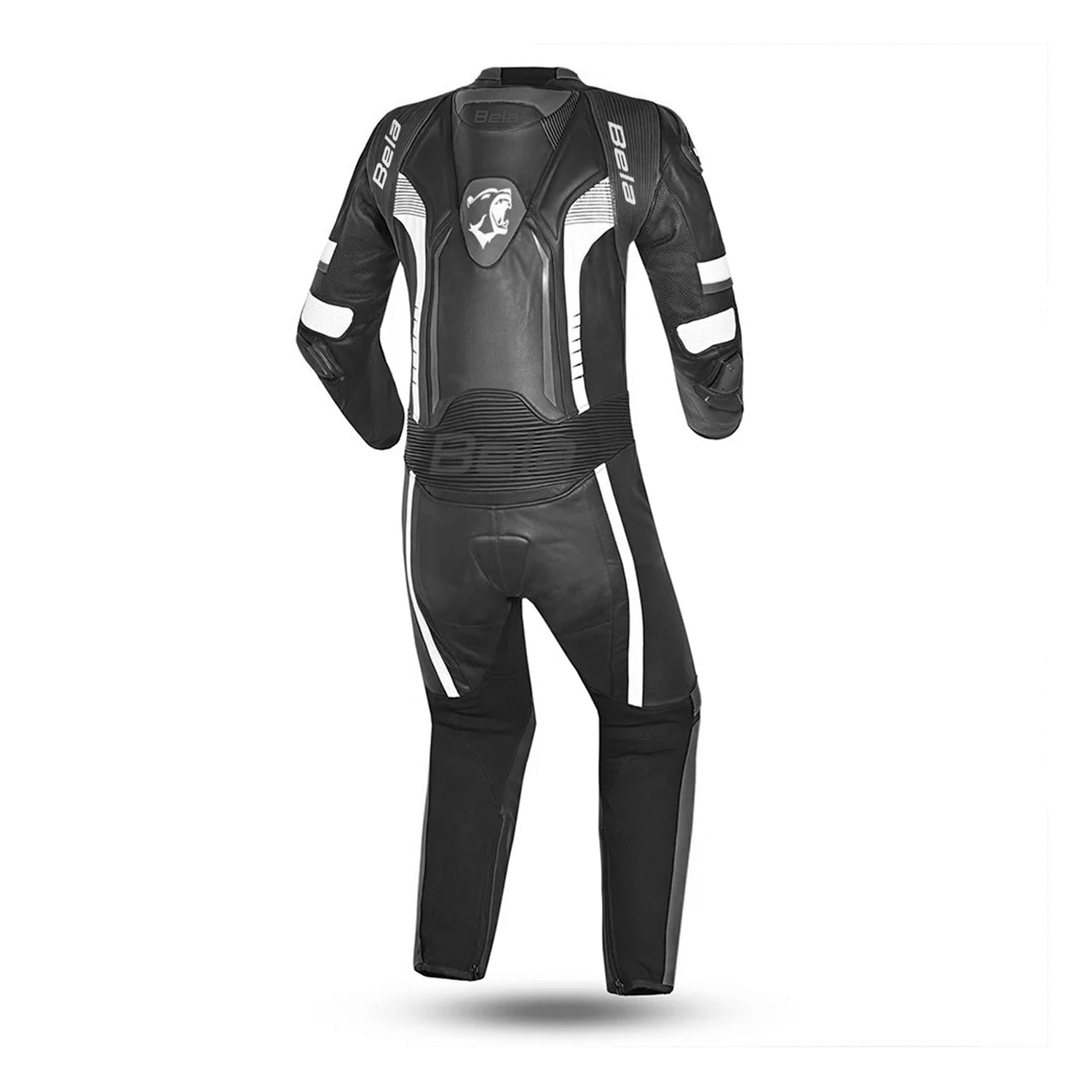 BELA BEAST 1 PC Fatos De Moto Couro Preto Antracite Branco – 3 – Maximomoto PT